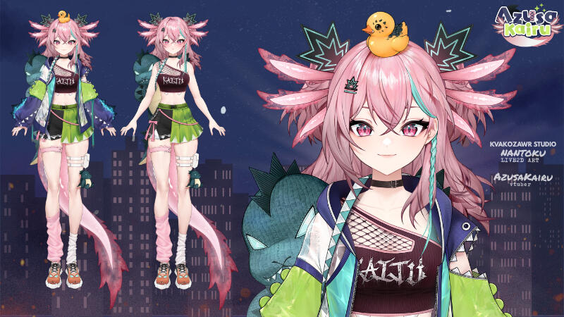 Live2D Reference - Artwork by Nantoku (Kvakozawr Studio)